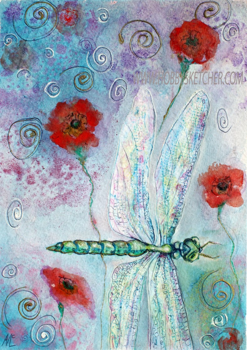 Blue Libellulewatermarked