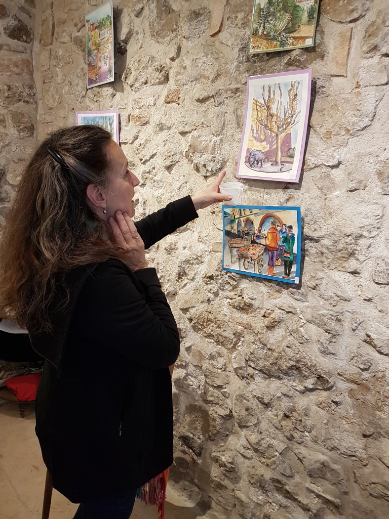 Marina at the gallery export